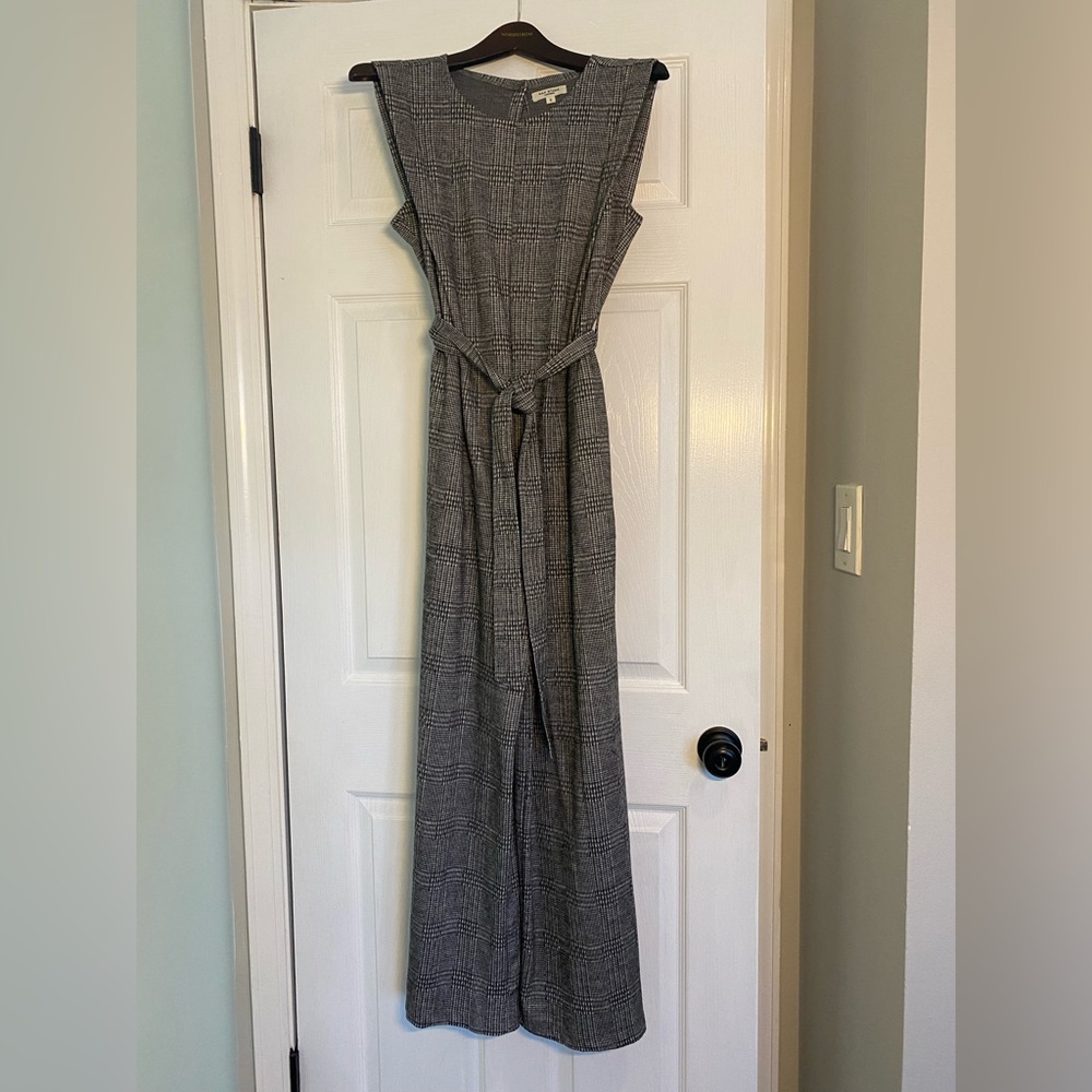 Max Studio plaid jumpsuit